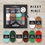 Scheepjes Little Darlin Merry Minis Yarn Pack - 8 gombolyag fonal  - 8 balls of yarn
