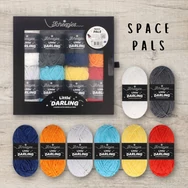 Scheepjes Little Darlin Space Pals Yarn Pack - 8 gombolyag fonal  - 8 balls of yarn