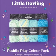Scheepjes Little Darling Puddle Play - chenille yarn pack - zsenília fonal csomag