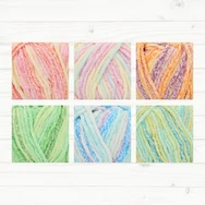 Scheepjes Little Darling Sugar Rush - chenille yarn pack - zsenília fonal csomag