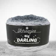 Scheepjes Big Darling 410 Panda - gradient chenille yarn - színátmenetes zsenília fonal