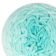 Scheepjes Big Darling 432 Stingray - gradient chenille yarn - türkiz színátmenetes zsenília fonal