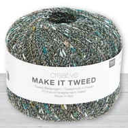 Rico - Make it Tweed - 005 Forest  - sokszínű kreatív tweed kiegészítő fonal