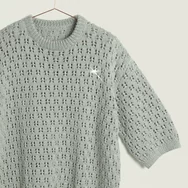 Creative Make It Blümchen 019 Silver - flitteres ezüst szürke fonal