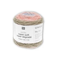 Rico Socks Degrade - 001 Pastel - wool sock yarn - színátmenetes zokni fonal