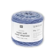 Rico Socks Degrade - 009 Blue - wool sock yarn - színátmenetes zokni fonal