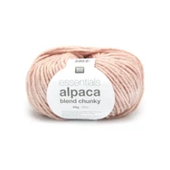 Rico Alpaca Chunky - 004 Powder - wool based yarn - púderrózsaszín gyapjú fonal 