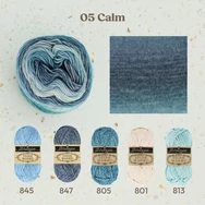 Scheepjes Stone Washed Flow 05 Calm - színátmenetes fonal