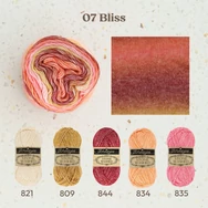 Scheepjes Stone Washed Flow 07 Bliss - színátmenetes fonal