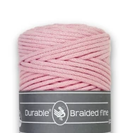 Durable Braided Fine 203 Light Pink cotton cord - rózsaszín zsinórfonal - 3mm