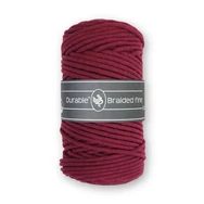 Durable Braided Fine 222 Bordeaux cotton cord - bordó zsinórfonal - 3mm