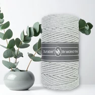 Durable Braided Fine 2228 Silver Gray cotton cord - szürke zsinórfonal - 3mm