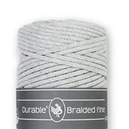 Durable Braided Fine 2228 Silver Gray cotton cord - szürke zsinórfonal - 3mm