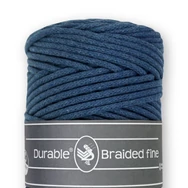 Durable Braided Fine 370 Jeans cotton cord - kék zsinórfonal - 3mm