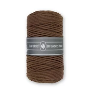 Durable Braided Fine 385 Coffee cotton cord - kávébarna zsinórfonal - 3mm