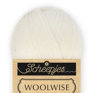 Scheepjes Woolwise 701 Pure White - fehér merinói gyapjú fonal - wool yarn