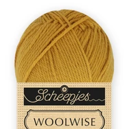 Scheepjes Woolwise 718 Honey Mustard - mustársárga merinói gyapjú fonal - wool yarn