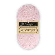 Scheepjes Woolwise 724 Petal Pink - rózsaszín merinói gyapjú fonal - wool yarn