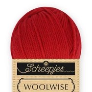 Scheepjes Woolwise 732 Ruby Red - rubint vörös merinói gyapjú fonal - wool yarn