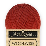 Scheepjes Woolwise 733 Chestnut - gesztenebarna merinói gyapjú fonal - wool yarn