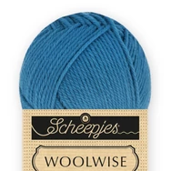 Scheepjes Woolwise 749 Cosmic Blue - kék merinói gyapjú fonal - wool yarn