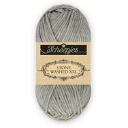 Scheepjes Stone Washed XXL 842 Smokey Quartz - szürke vastag fonal