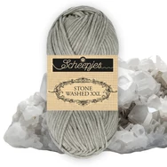 Scheepjes Stone Washed XXL 842 Smokey Quartz - szürke vastag fonal