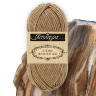 Scheepjes Stone Washed XXL 844 Boulder Opal - barna vastag fonal