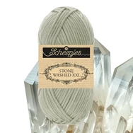Scheepjes Stone Washed XXL 854 Crystal Quartz - szürke vastag fonal