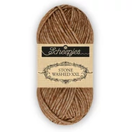 Scheepjes Stone Washed XXL 862 Brown Agate - barna vastag fonal