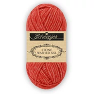 Scheepjes Stone Washed XXL 863 Carnelian - vörös vastag fonal