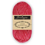 Scheepjes Stone Washed XXL 879 Eudialyte - élénk piros vastag fonal