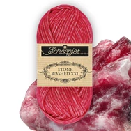 Scheepjes Stone Washed XXL 879 Eudialyte - élénk piros vastag fonal