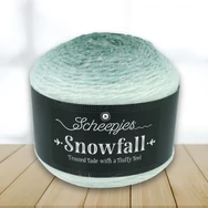 Scheepjes Snowfall 10 Evergreen Frost - green yarn - zöld színátmenetes fonal