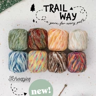 Scheepjes Trailway - tweed kísérő fonal - tweed carry-along yarn
