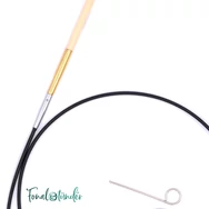 KnitPro Bamboo Tunisian - tuniszi horgolótű - crochet hook - 4.5mm