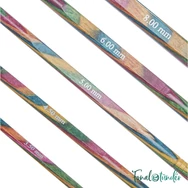 KnitPro Symfonie Crochet Hook Set - fa horgolótű készlet - 3.5-8mm - 05