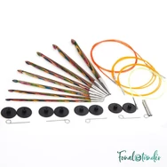 KnitPro Symfonie Tunisian Crochet Hook Set - tuniszi fa horgolótű készlet