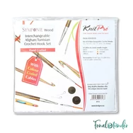 KnitPro Symfonie Tunisian Crochet Hook Set - tuniszi fa horgolótű készlet - 05