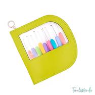 KnitPro Waves crochet hook set green - horgolótű készlet - 2-6mm -zöld KnitPro Waves crochet hook set green - horgolótű készlet - 2-6mm -zöld