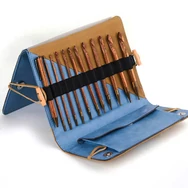 KnitPro Ginger Tunisian Crochet Hook Set - tuniszi fa horgolótű készlet