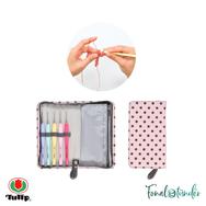 Tulip Sucre Bead crochet hook set - gyöngy horgolótű készlet - 0.9-1.75mm - 5 Tulip Sucre Bead crochet hook set - gyöngy horgolótű készlet - 0.9-1.75mm - 5