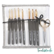 Tulip Etimo Gold - horgolótű készlet - 2-6mm - crochet hook set