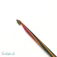 KnitPro Symfonie Tunisian hook - toldható nemesfa tuniszi horgolótű - 3mm - 03