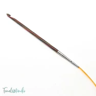 KnitPro Symfonie Tunisian hook - toldható nemesfa tuniszi horgolótű - 4.5m - 02