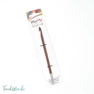 KnitPro Symfonie Tunisian hook - toldható nemesfa tuniszi horgolótű - 5.5mm