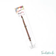 KnitPro Symfonie Tunisian hook - toldható nemesfa tuniszi horgolótű - 6mm - 02