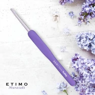 Tulip Etimo Murasaki - crochet hook - japán lila horgolótű - 3.75mm
