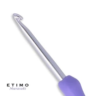 Tulip Etimo Murasaki - crochet hook - japán lila horgolótű - 3.75mm