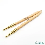 KnitPro Basix Birch - körkötőtű fej - knitting needle tip - 6.5mm